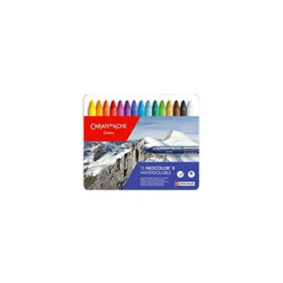 Imagen de Caran d&#039;Ache Neocolor II Juego de ceras color (15 unidades, caja metálica), multicolor