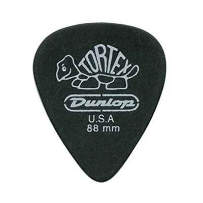 Imagen de JIM DUNLOP Púas Tortex Pitch Black 0,88mm Saco de 72