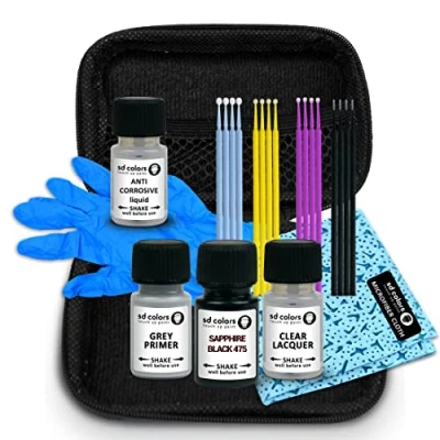 Imagen de SD COLORS Kit de pintura retoque Care SAPPHIRE NEGRO 475 compatible con BMW Small Edition Set