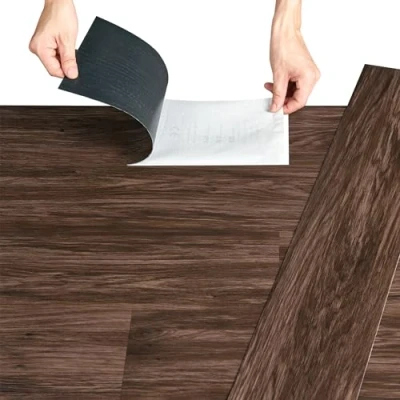 Imagen de NEU.HOLZ Pisos de Vinilo PVC Decorativo Diseño laminados 42 planchas Decorativas = 5,85 m² Suelo Autoadhesivo Roble Ahumado (Smoked Oak)