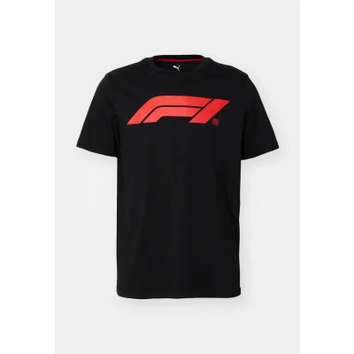 Imagen de Puma F1 LOGO TEE Camiseta estampada, Hombre, Talla: Large, Black