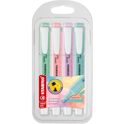 Imagen de Marcador STABILO swing cool pastel Edition Estuche con 4 colores