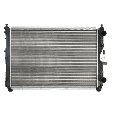 Imagen de THERMOTEC D7F017TT Radiador, refrigeración del motor Aluminio, Plástico 378 558 32 Caja de cambios manual Aletas unidas mecánicamente