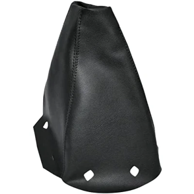Imagen de AERZETIX C57838 Funda para palanca de cambios compatible con Peugeot 307 2001 a 2009 color: negro en piel sintética