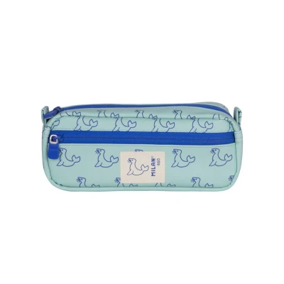 Imagen de MILAN® Estuche rectangular 2 cremalleras, 460 since 1918, verde