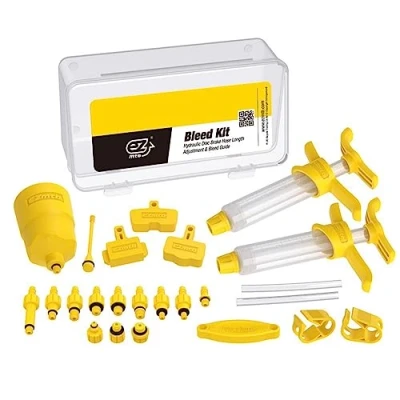 Imagen de Eachbid Kit de Purga Freno Herramienta Cambiar Disco Bicicleta Mineral para Shimano, Magura, Tektro y Sram Series MTB Bici Universal Herramientas Reparación Frenos Hidráulicos (255)