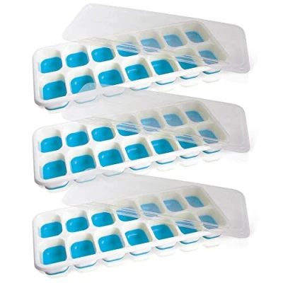 Imagen de VB VIN BOUQUET FIE 960 Molde para 14 hielos rectanguales, pack de 3 Azules