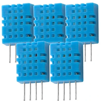 Imagen de AZDelivery 5 x DHT11 Sensor de Temperatura y Humedad para Arduino Raspberry Pi con E Book Incluido!