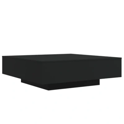 Imagen de vidaXL Mesa de Centro Madera ingeniería Negro 100x100x31 cm