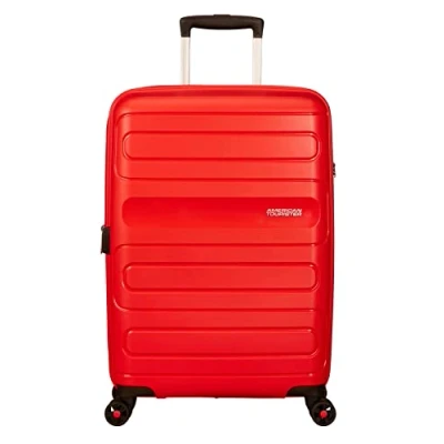 Imagen de American Tourister Sunside Spinner 68 Expandible, 3.7 kg, 72.5/83.5 l, Rojo (Sunset Red)