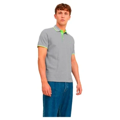Imagen de Jack &amp; Jones Jjepaulos Polo, Hombre, Talla: XXL, Light grey melange