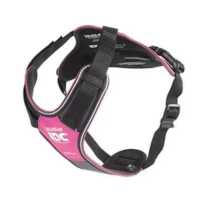 Imagen de Julius K9, Arnés IDC Longwalk, Rosa Gris, Tamaño: XL