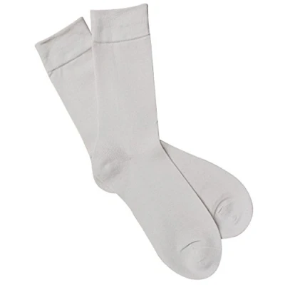 Imagen de Jasmine Silk de lujo Seda calcetines noche térmicos Marfil