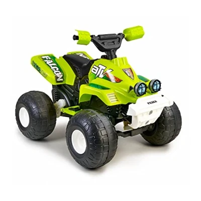 Imagen de Feber Falcon, Quad Moto Infantil, vehículo eléctrico, 45 Minutos duración batería seguido, alcanza 5km/h, bateria y Cargador incluidos, para niños niñas a Partir de 3 años, 6V (Famosa 800012510)