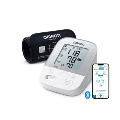 Imagen de OMRON Tensiómetro de brazo digital X4 Smart, monitor para la presión arterial y el control hipertensión, validado clinicamente también uso en diabéticos o durante embarazo