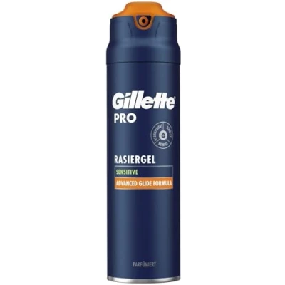 Imagen de Gillette Gel de afeitar profesional para hombres enfría la piel calmarla e hidrata el pelo barba 200 ml