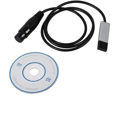 Imagen de Haofy Adaptador de Interfaz USB a DMX, DMX DMX512 para Luz Escenario, Ordenador PC Atenuador Controlador Iluminación Escenario LED, Micro Interface