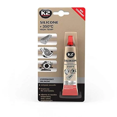 Imagen de K2 B2450 Material de estanqueidad, sistema escape Rojo Tubo 21
