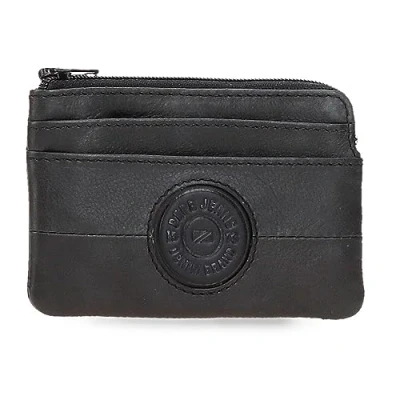 Imagen de Pepe Jeans Cracker Monedero Negro 11x7x1,5 cms Piel
