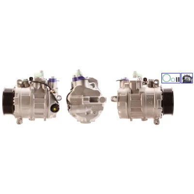 Imagen de LUCAS ACP799 Compresor de Aire Acondicionado PAG 46 R 134 a con juntas MERCEDES BENZ: Clase ML, R, GL