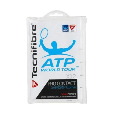 Imagen de Tecnifibre Bolsa 12 Overgrip Contact Pro Blanco