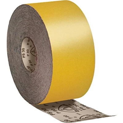 Imagen de Klingspor 174090 Rollos con Soporte de Papel, PS 30 D, Grano 100, 115 x 50000 mm