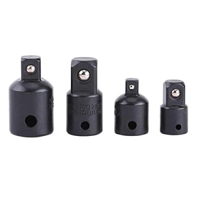 Imagen de Juego de Reductor Zócalo, Destornilladores 4 Piezas 1/2&quot; 3/8&quot; 1/4 &quot;Adaptadores Llave Tubo Macho a Hembra (M) 3/8 &quot;(F)