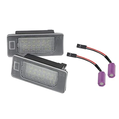Imagen de AUTO STYLE Juego de luces matrícula LED a medida compatible con Skoda Octavia III/Fabia III/Kodiaq/Rapid/Superb III/Yeti
