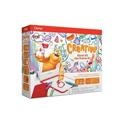 Imagen de Osmo Creative Starter Kit for iPad 3 Educational Learning Games Ages 5 10 Drawing, Word Problems &amp; Early Physics Stem Toy Base Included