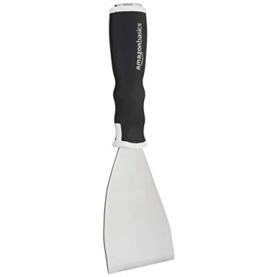 Imagen de Amazon Basics Raspador con perfil doblado de agarre suave, resistente, toma extensión y extremo martillo 76.2 mm