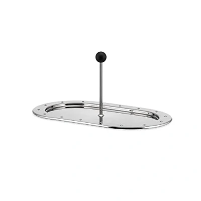 Imagen de Alessi Decorative Small Tray Bandeja de Acero Inoxidable, Plata, 1 cm