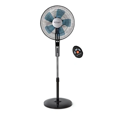 Imagen de Orbegozo Sf 0640 Ventilador Silencioso De Pie Con Mando A Distancia, Temporizador, 2 Velocidades + Turbo Silent, 65 W Negro