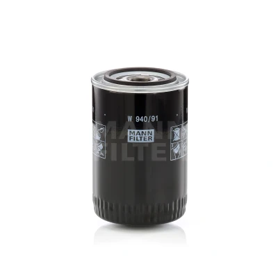 Imagen de MANN FILTER W 940/91 Filtro de aceite M 24 X 1.5 6H con válvula bloqueo retorno enroscable