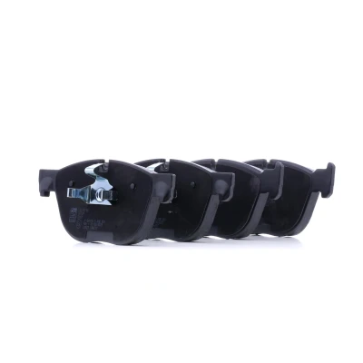 Imagen de FEBI BILSTEIN 16729 Juego de pastillas freno Eje delantero preparado para indicador desgaste con clip émbolo BMW: X5, X6, X4