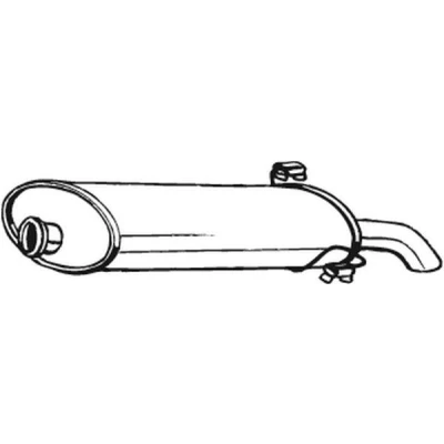 Imagen de BOSAL 190 697 Silenciador trasero PEUGEOT: 306 Hatchback