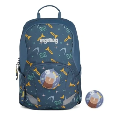 Imagen de ERGOBAG Ease Kids Backpack Mochila, Juventud Unisex, Skyrocket (Multicolor), Talla Única