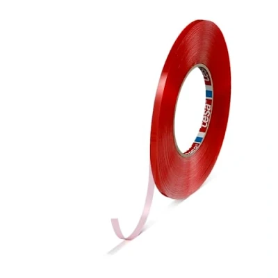 Imagen de Tesa 4965 Next Gen Cinta Adhesiva de Doble Cara, Alta Resistencia al Cizallamiento y a Altas Bajas Temperaturas, Adhesivo Acrílico Gama, Transparente, Equilibrado en Biomasa (6 mm x 50 m)