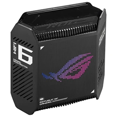 Imagen de Router WiFi ASUS ROG Rapture GT6 (B 1 PK), unidad, Tri Banda, 574 Mbit/s, MU MIMO, Negro, 0.88 kg