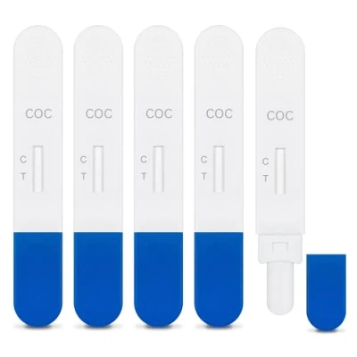 Imagen de 5 x SalyvGenics Test de Saliva para Cocaína Rápido en Fluido Oral Kit Prueba
