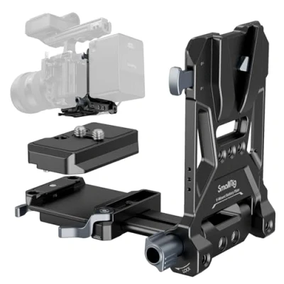 Imagen de SMALLRIG Placa de Batería V Mount, Montaje Compacta Lock con Liberación Rápida para Arca Swiss, Cámaras DSLR, Cardán y Trípode 4064B