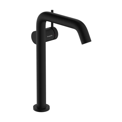 Imagen de hansgrohe Tecturis S Fine grifo lavabo sin desagüe, monomando 230 mm, mezclador ahorro de agua (EcoSmart+), negro mate, 73372670