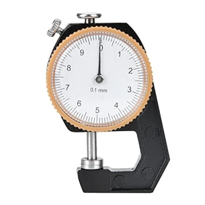 Imagen de Compras Locas Summer Surprise Calibrador de espesor digital, Medidor 0 10 mm cabeza plana Dial medición 0.1