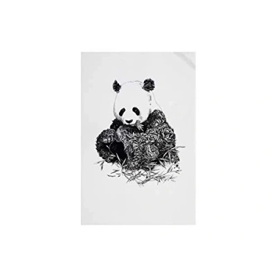 Imagen de Maxwell &amp; Williams Marini Ferlazzo Paño de Cocina con Diseño Oso Panda 100% Algodón, 50 x 70 cm Blanco