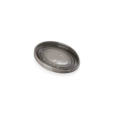 Imagen de Le Creuset Reposa cucharas oval de cerámica gres, 15 cm, Flint, 71507154440099