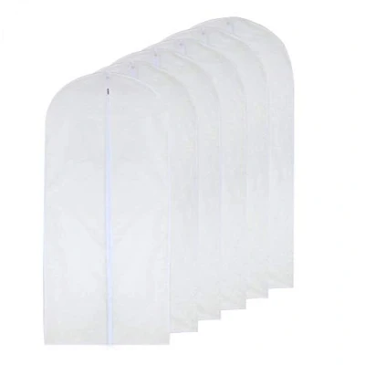 Imagen de HomeClean Bolsa de Ropa Transparente Traje Largo 60 x 120cm Bolsas para a Prueba Polilla Polvo Cubierta con Cremallera Transpirable Baile Paquete 6