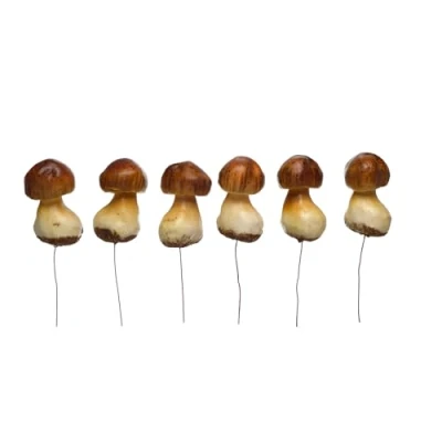 Imagen de HEITMANN DECO Hongos Decorativos, Setas, 17 x 11 4,5 cm