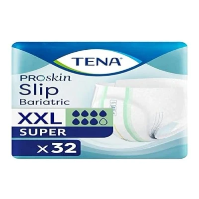 Imagen de TENA 61490 Stretch Incontinence All In One Slip, tamaño XXL (paquete de 32)