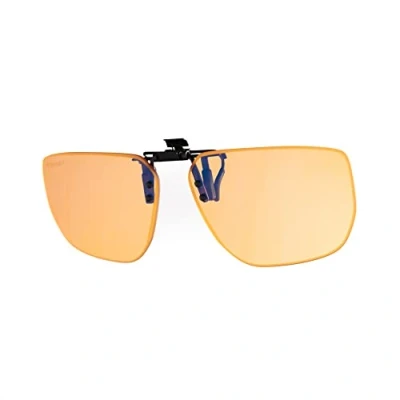 Imagen de Horus X Clip on Anti Luz Azul para Gafas de Vista Filtro Gaming Descanso Ocular (Consolas Videojuegos, Computadoras, PC) Amber