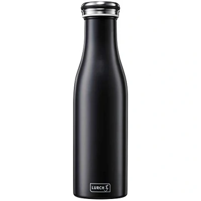 Imagen de Lurch Botella térmica, acero inoxidable, negro mate, 7.7 x 26.3 cm