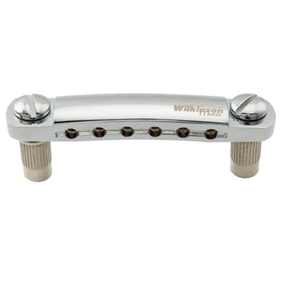 Imagen de Wilkinson WOGT1 52,5mm Cordal Tune O Matic Stop Tailpiece para Guitarra Eléctrica USA Les Paul Epiphone SG, Cromado